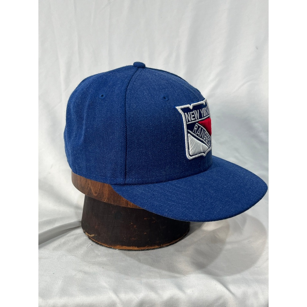 New York Rangers Snapback Hat Blue Embroidered Logo New Era MSG Exclusive - Picture 8 of 16